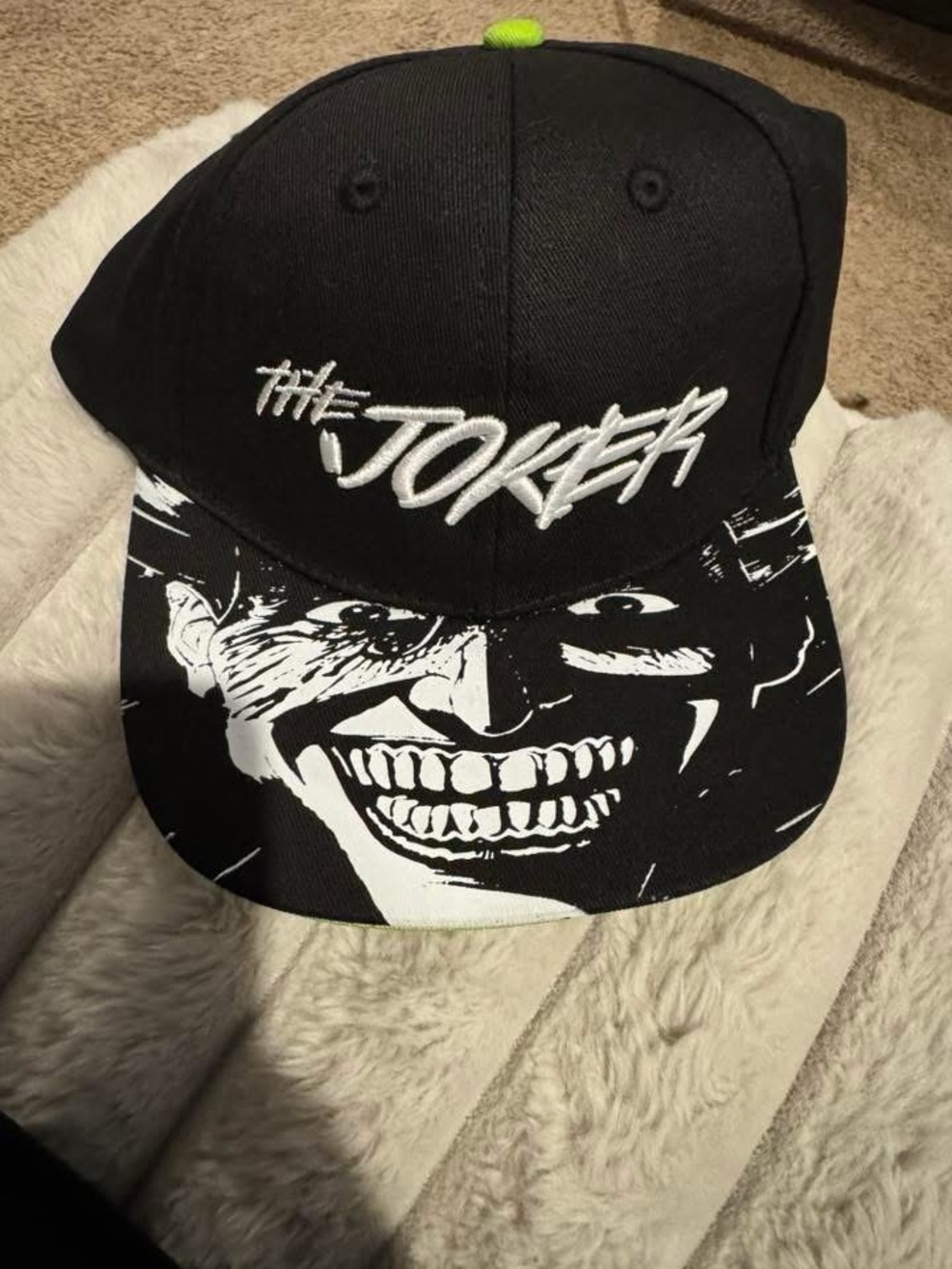 Berkshire Black and White 'The Joker' Graphic Snapback Hat